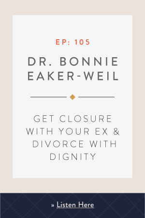 Get Closure with Your Ex & Divorce with Dignity with Dr. Bonnie Eaker-Weil